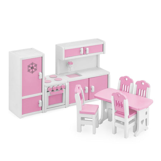 Dollhouse furniture for Barbie "Kitchen" suitable for dolls up to 30 cm