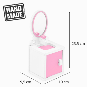 Dollhouse furniture for Barbie "Bathroom" suitable for dolls up to 30 cm